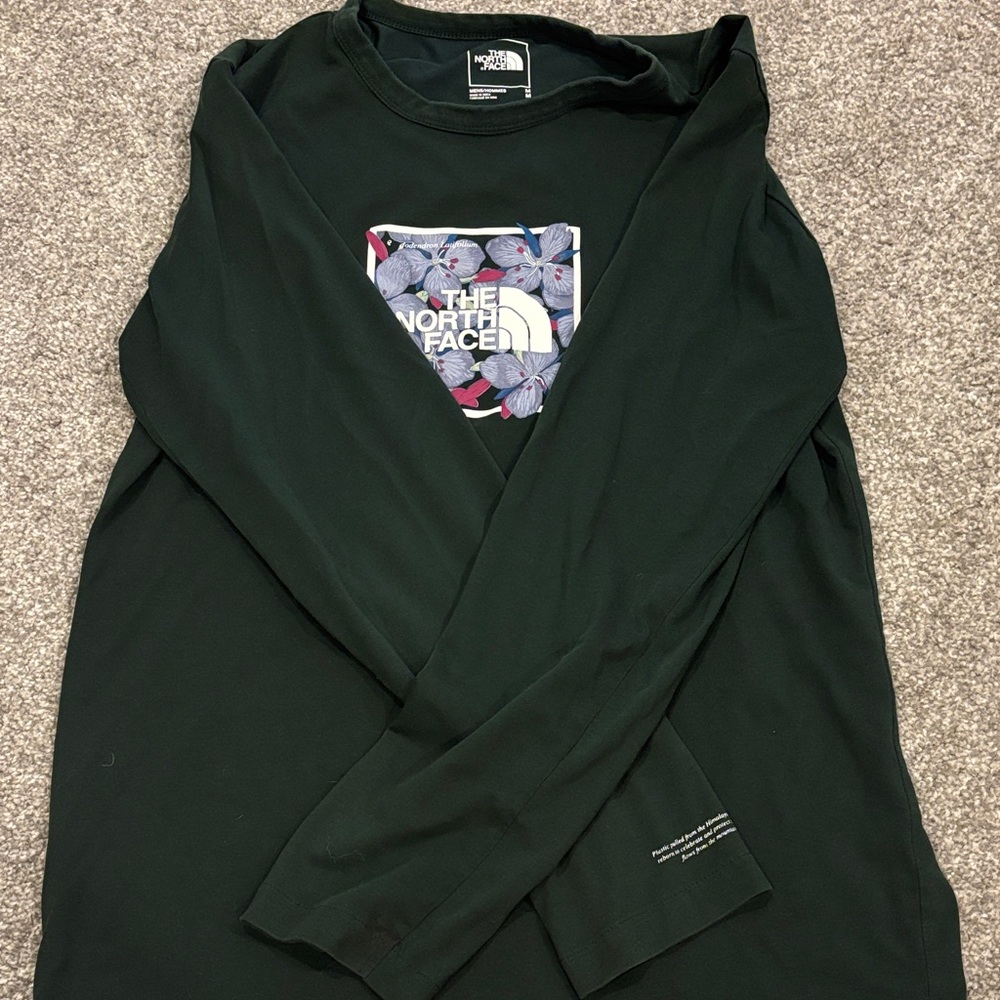 The North Face Dark Green Long Sleeve